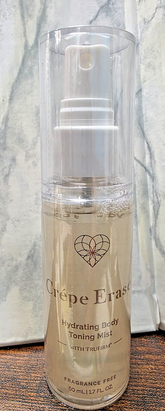 Crêpe Erase Hydrating Body Toning Mist w/TruFirm, Pump Bottle 1.7oz / 50mL, New